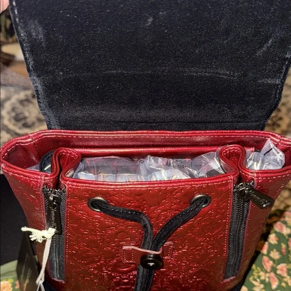 Loungefly Disney Villains Happily Never After Drawstring Mini Backpack - Picture 4 of 11